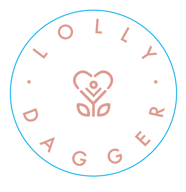 Lolly Dagger - Pink Circle Sticker-Stickers-LollyDagger